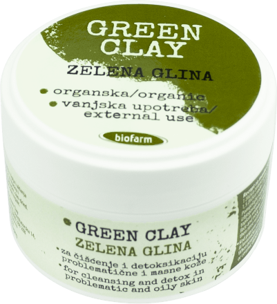 100% RAW zelena glina, 70 g