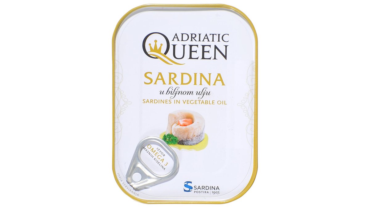 Adriatic Queen Sardina u biljnom ulju 73,5 g