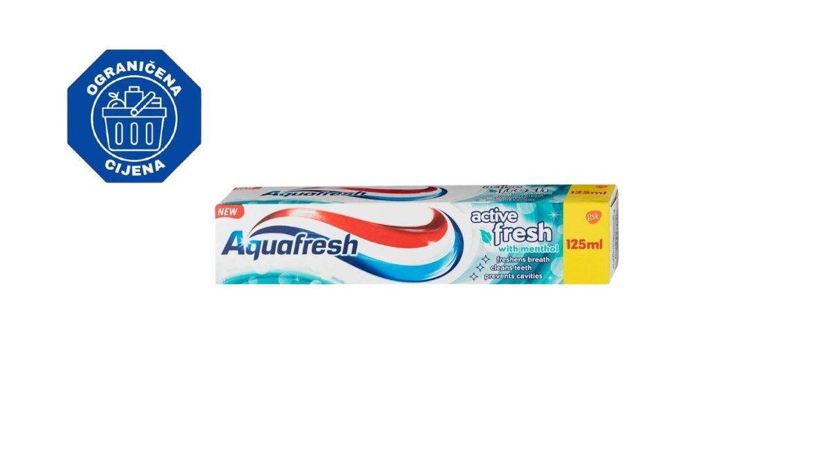 Aquafresh Pasta za Zube Active Fresh 125 ml