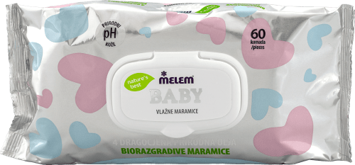 Baby vlažne maramice, 60 kom.