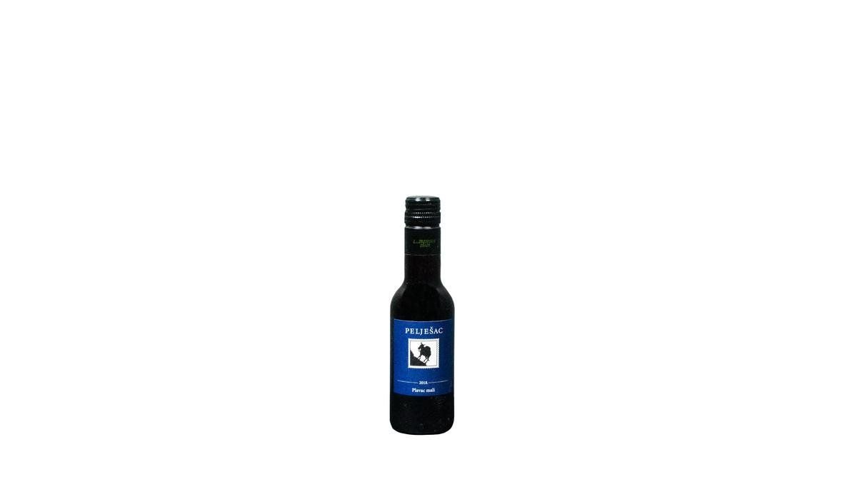 Badel pelješac plavac mali kvalitetno crno vino 0,187 l