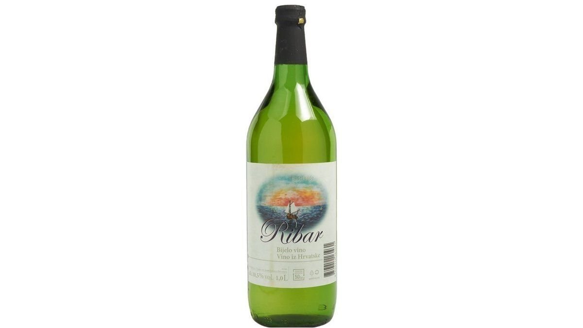 Badel vino bijelo ribar 1l