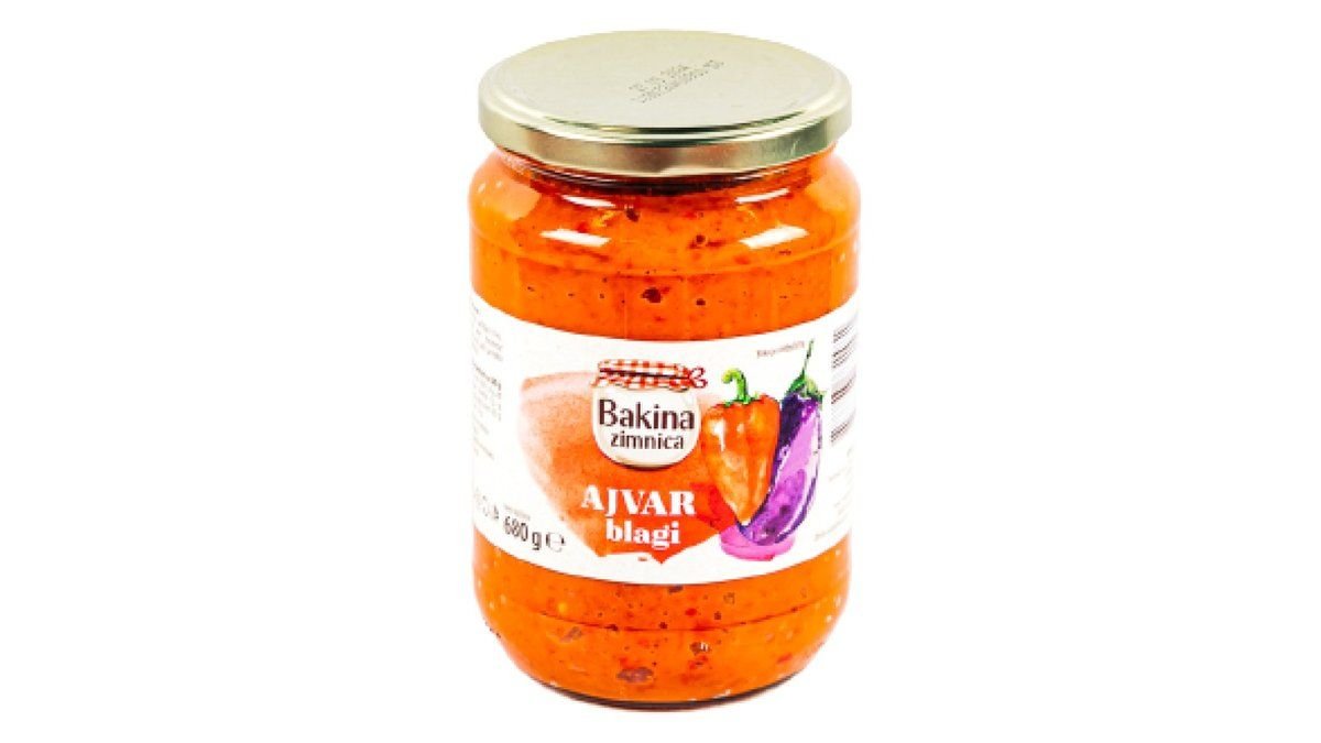Bakina zimnica ajvar blagi 680 g