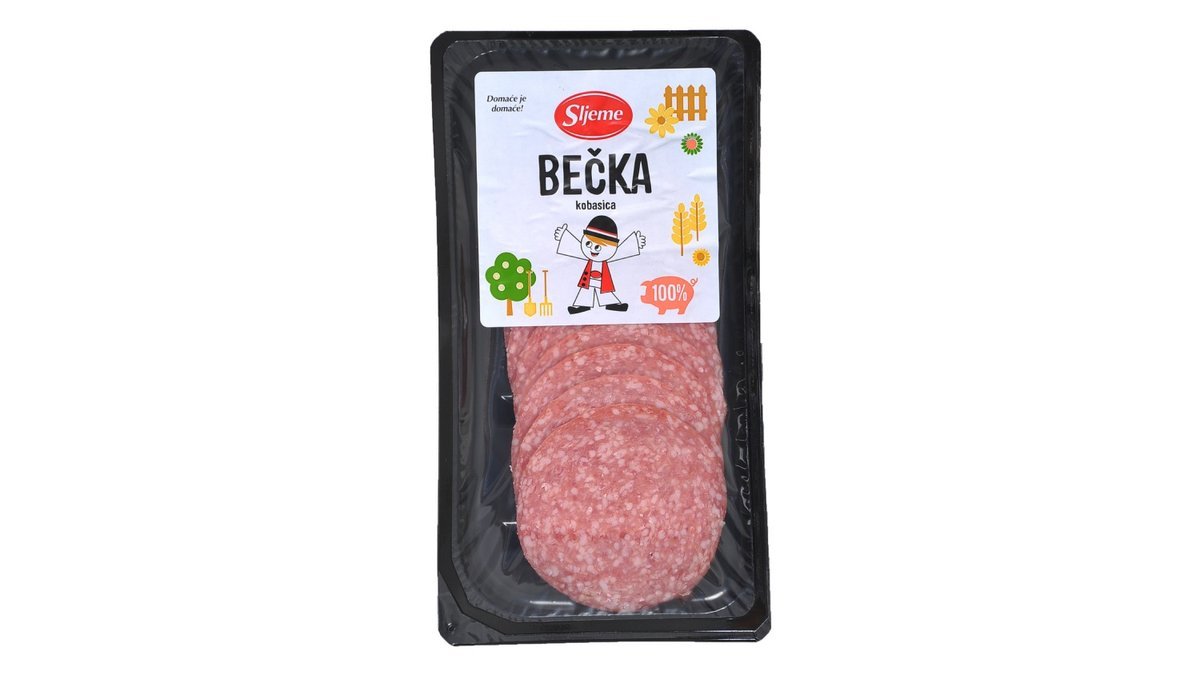 Bečka kobasica narezak 80g Sljeme