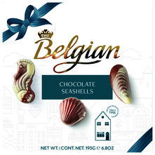 The Belgian Praline chocolate seashells 195 g