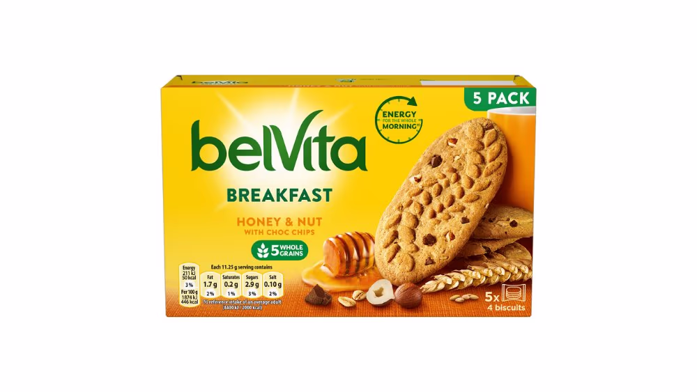 Belvita Keksi Breakfast Honey & Hazelnut 225g
