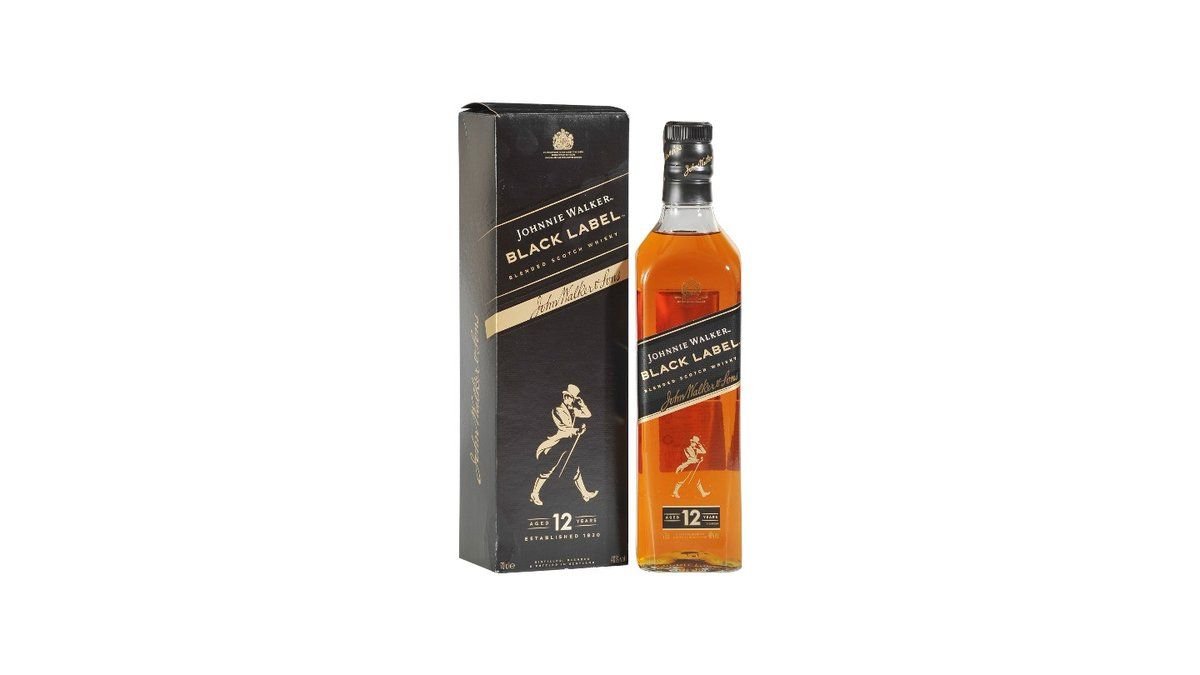 Black label johnnie walker whiskey 0,7 l