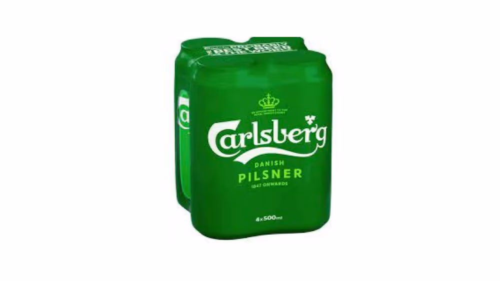Carlsberg pivo limenka 4x0,5 l