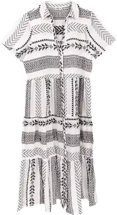 Tunika – crno-bijela, L/XL, 1 kom.