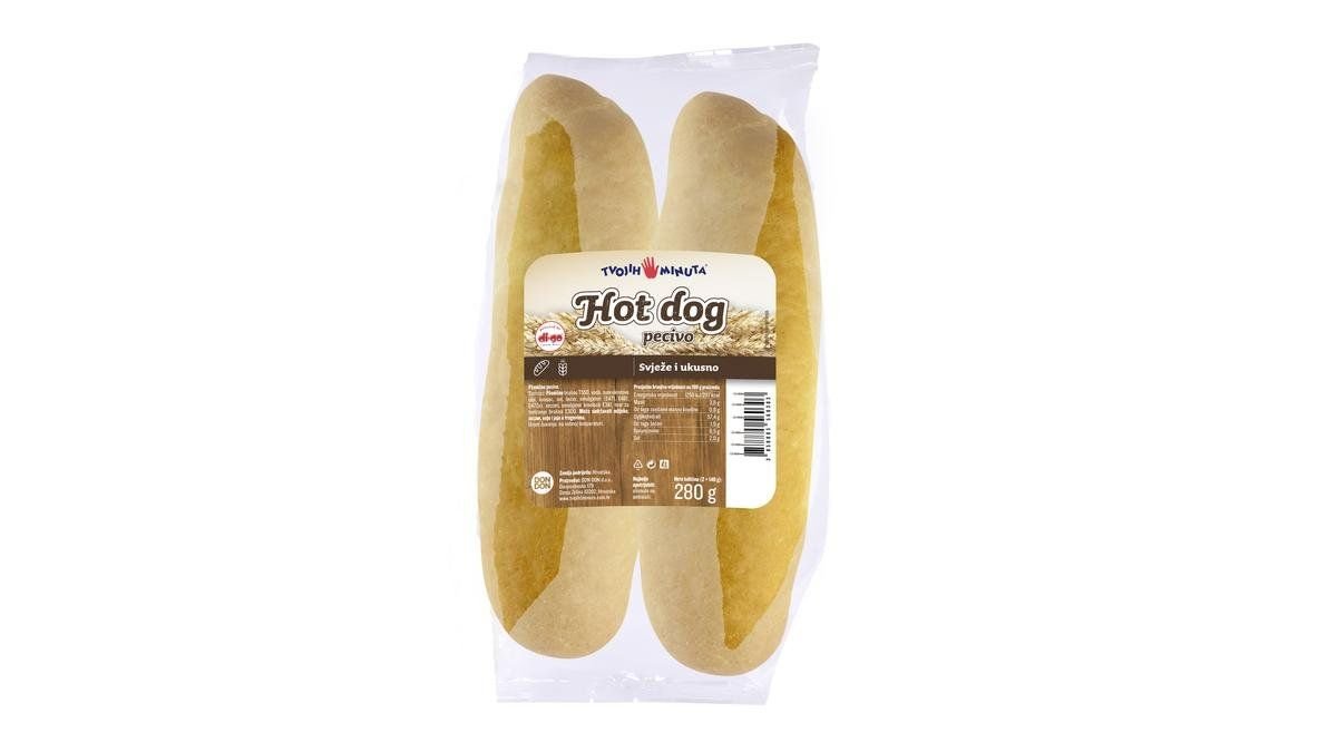 Don don pecivo hot-dog 2 kom 280 g
