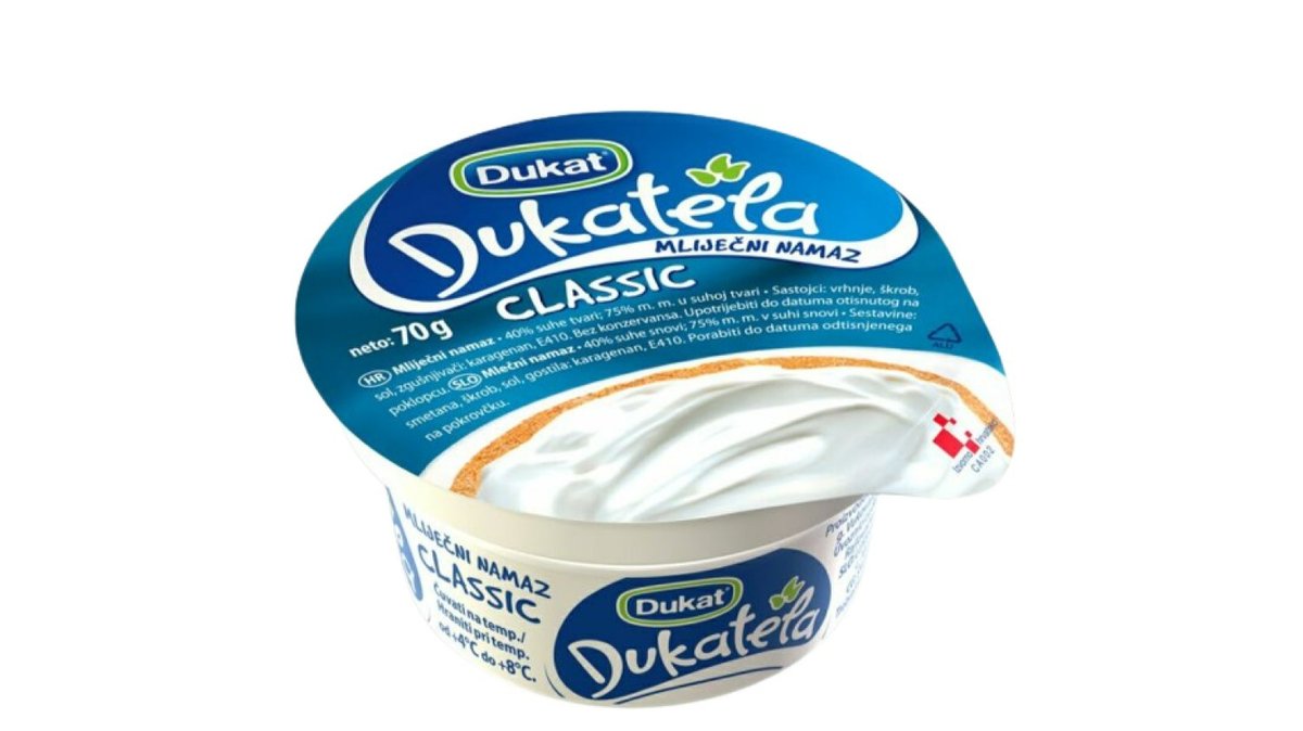 Dukatela Namaz Mliječni 70 g