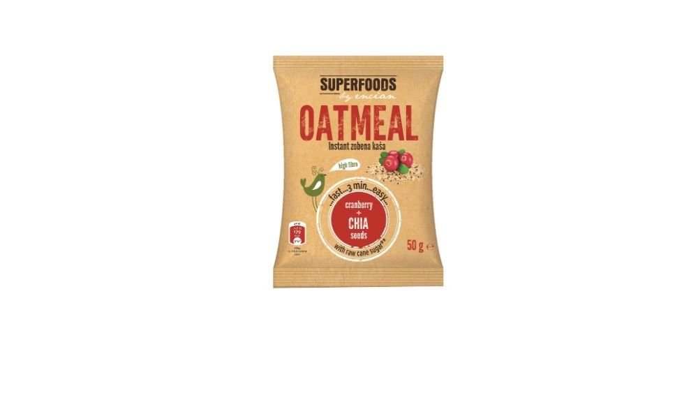 Encian Zobena Kaša Brusnica Chia 50 g