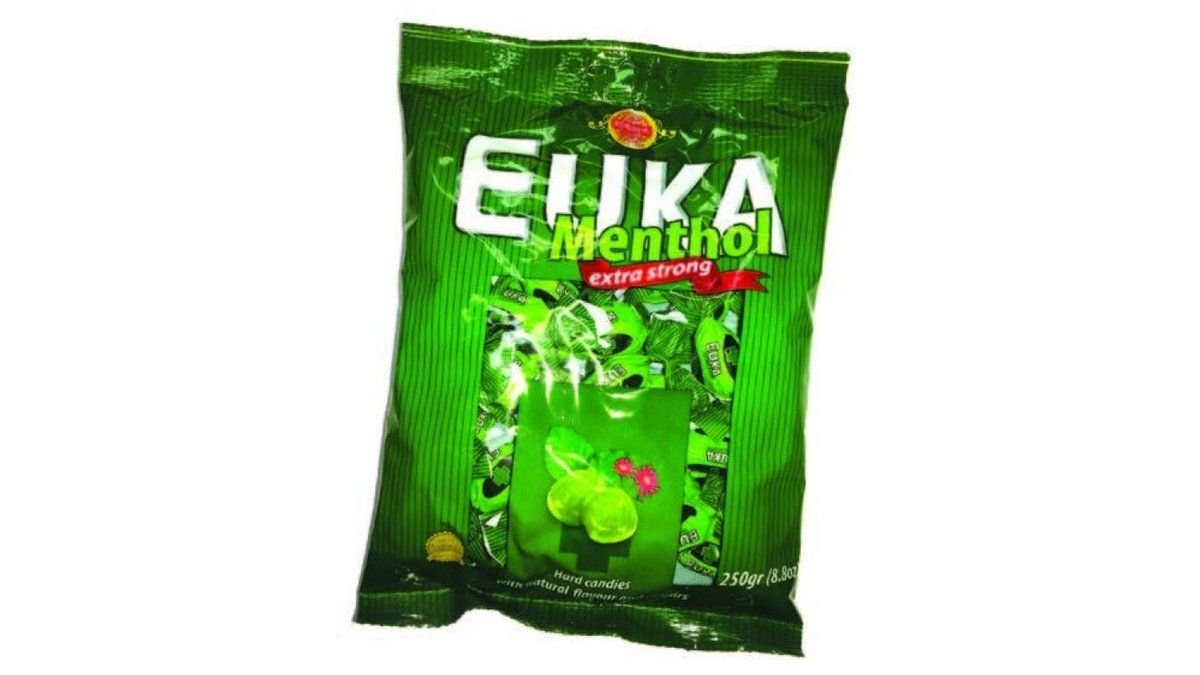 Evropa euka tvrdi bomboni mentol 250 g