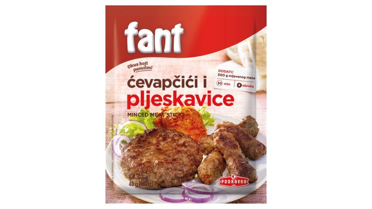 Fant ćevapčići i pljeskavice 40 g