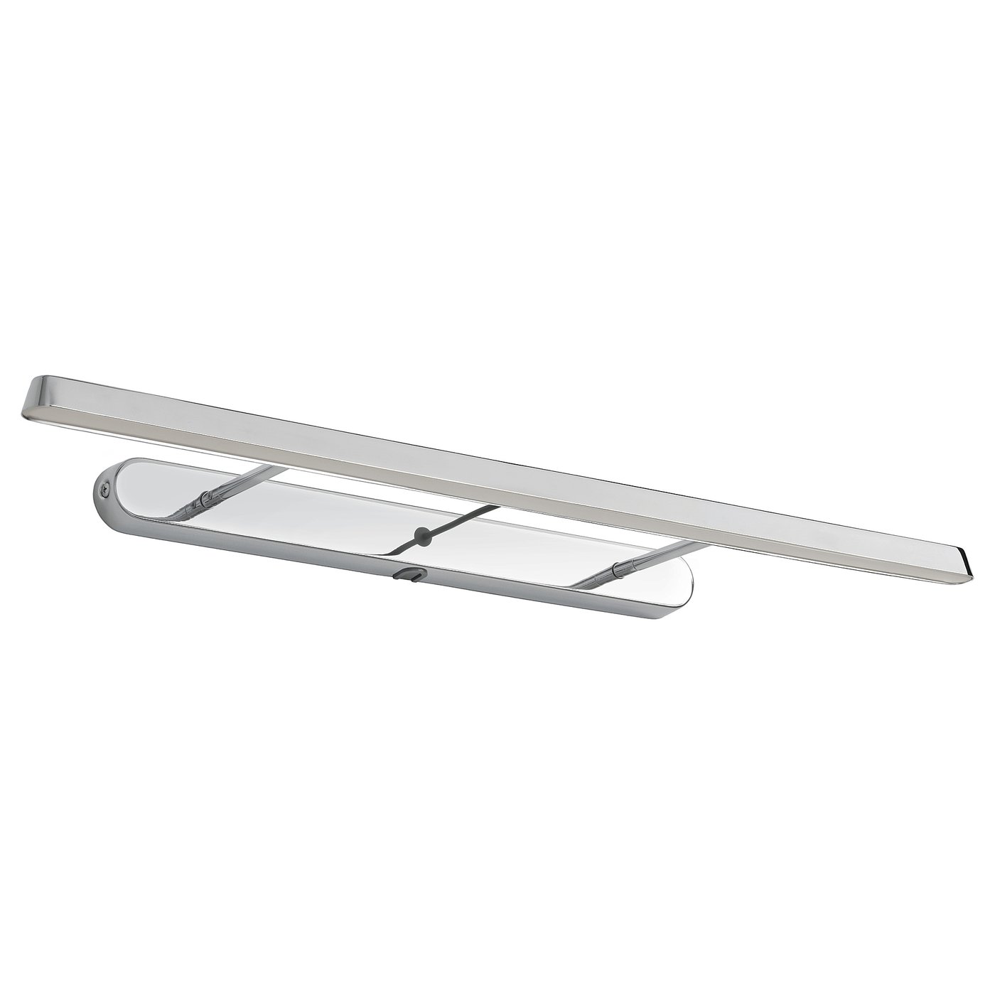 FLASKPOST LED rasvjeta za element/zid, kromirano, 56 cm