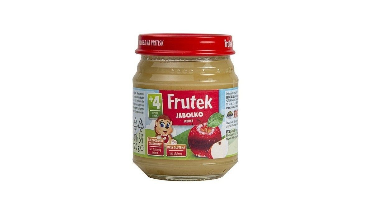 Fructal frutek voćna kašica od jabuke 4+ mj. 120 g