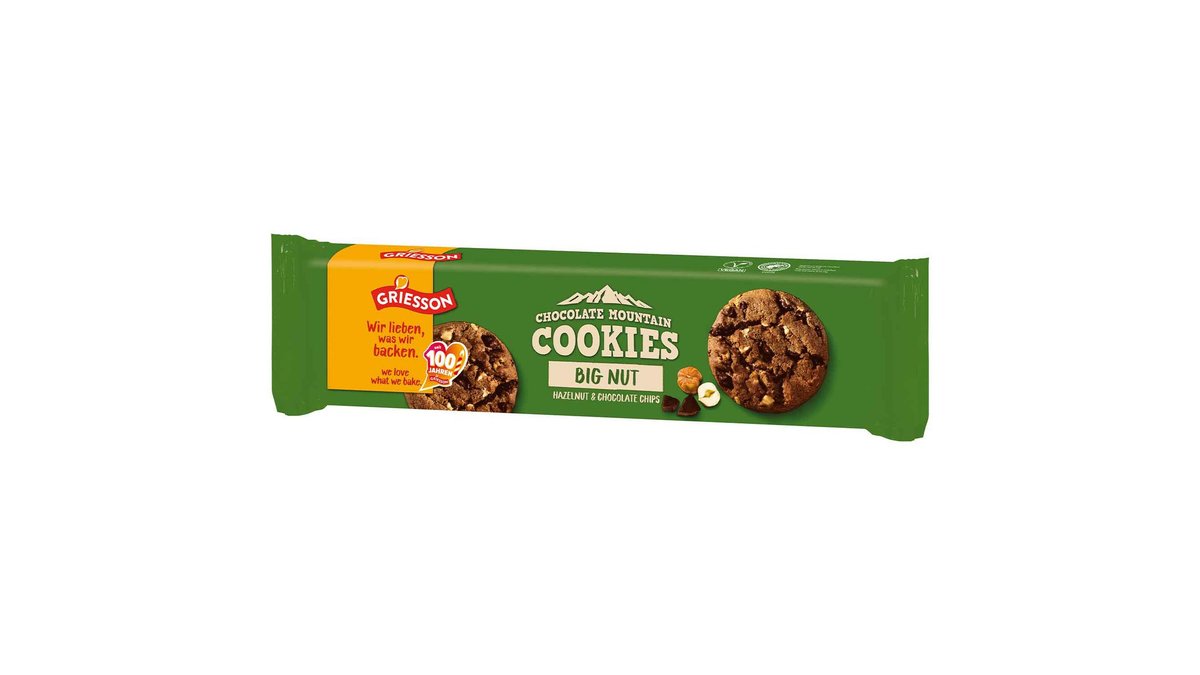 Griesson Chocolate Mountain Cookies Big Nut 150 g