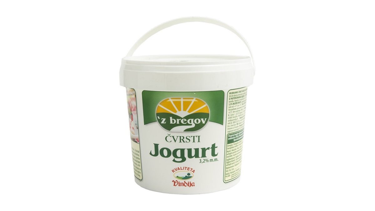 Jogurt čvrsti 3.2% Z' bregov 900g