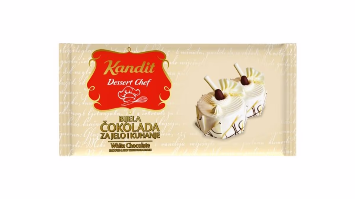 Kandit Čokolada za kuhanje bijela 200g