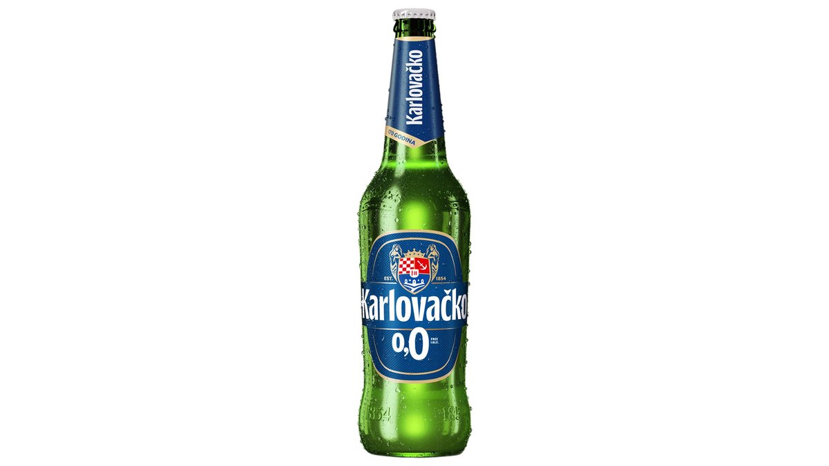 Karlovačko pivo 0,0% 0,5 l