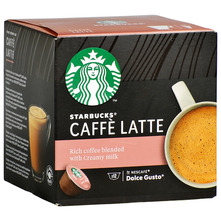 Starbucks Caffé Latte by Nescafé Dolce Gusto kava, 12 kapsula, 121,2 g