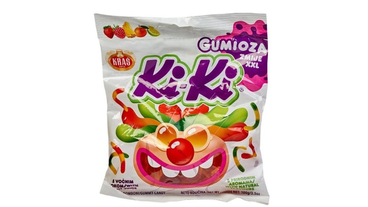 Kiki Gumioza bomboni zmije XXL 100g