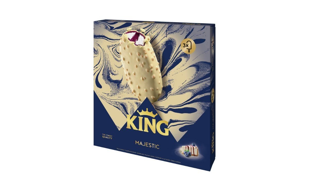 King Majestic sladoled 3*100 ml