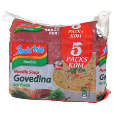 Indomie Noodles Instant juha s tjesteninom okusa govedina 5x70 g