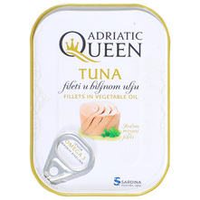 Adriatic Queen Tuna fileti u biljnom ulju 73,5 g