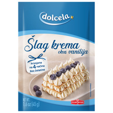 Dolcela Šlag krema okus vanilija 45 g