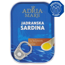 Adria Mare Jadranska sardina u biljnom ulju 73,5 g