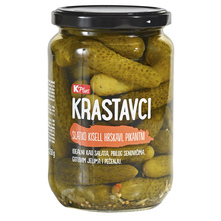 K Plus Krastavci slatko kiseli pikantni 350 g
