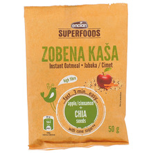 Superfoods by Encian Zobena kaša s jabukom,cimetom i chia sjemenkama 50 g