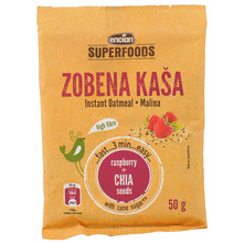 Encian Superfoods Instant zobena kaša s malinama i chia sjemenkama 50 g