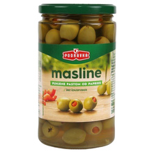 Podravka Masline punjene pastom od paprike 390 g