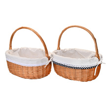 Košara s ručkom razni motivi 40x30 cm