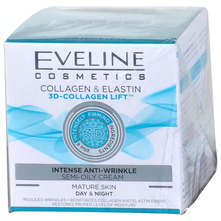 Eveline Nature Line kolagen+elastin Dnevna/noćna krema za lice 50 ml