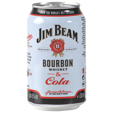 Jim Beam Bourbon whiskey&cola 330 ml