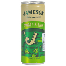 Jameson Irish Whiskey ginger & lime 0,25 l