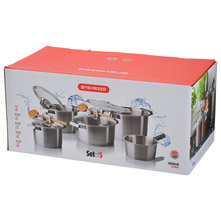 Mehrzer Premium inox 18/10 Set posuđa 5/1