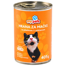My Pets Hrana za mačke piletina 405 g