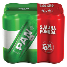 Pan Svijetlo pivo 6x0,5 l