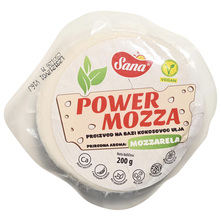 Sana Power Mozza Proizvod na bazi kokosovog ulja mozzarela 200 g