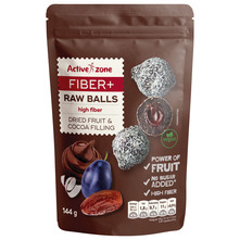 Active Zone Fiber+ Raw Balls suho voće s kakao punjenjem 144 g