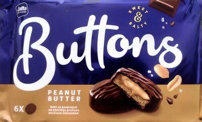 KEKS BUTTONS PEANUT BUTTER 95 g JAFFA