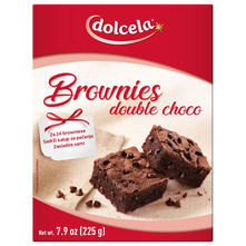 Dolcela Brownies double choco 225 g