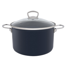Metalac Posuđe Metline Light Royal Blue Lonac s staklenim poklopcem 24 cm/6,75 l