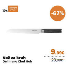 Delimano Chef Noir Nož za kruh