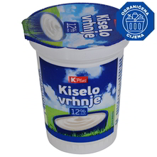 K Plus Kiselo vrhnje 12% m.m. 180 g