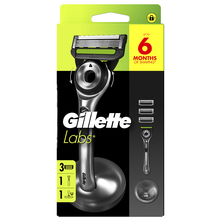 Gillette Labs Brijač + Zamjenske britvice 3/1 + postolje